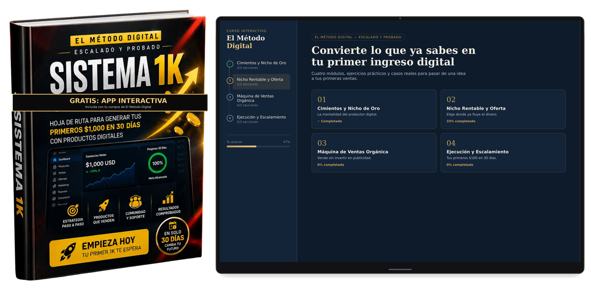 El Método Digital: libro completo más app interactiva gratis